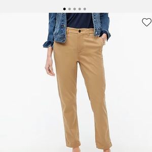 J. Crew High-rise girlfriend chino pant